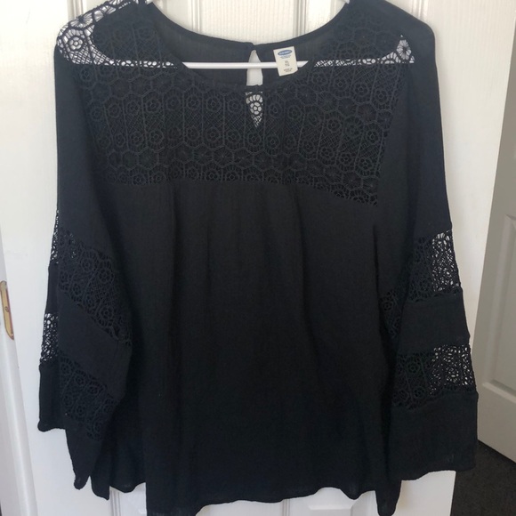 Old navy long sleeve lace blouse - Picture 1 of 4